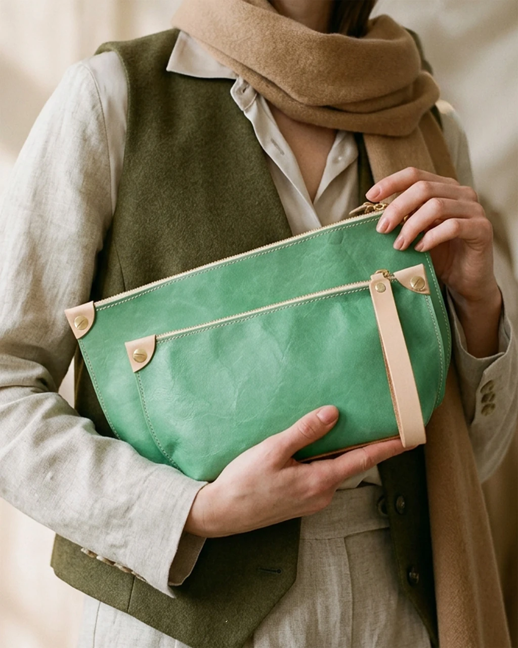 Green Baltic Toiletry Bag