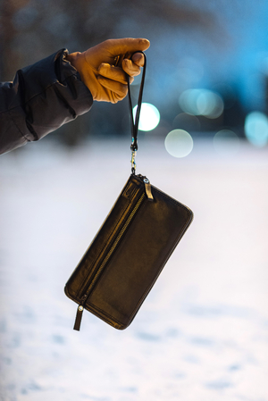 Custom Made Leather Purse by Stella Soomlais Design