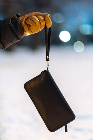 Custom Made Leather Purse by Stella Soomlais Design