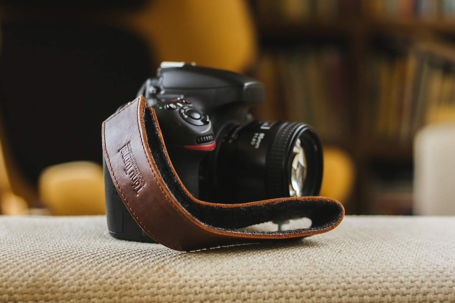 Tõnu Tunnel camera with Stella Soomlais leather strap