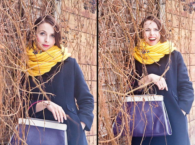 Leather bag by Stella Soomlais for Mari Kiv