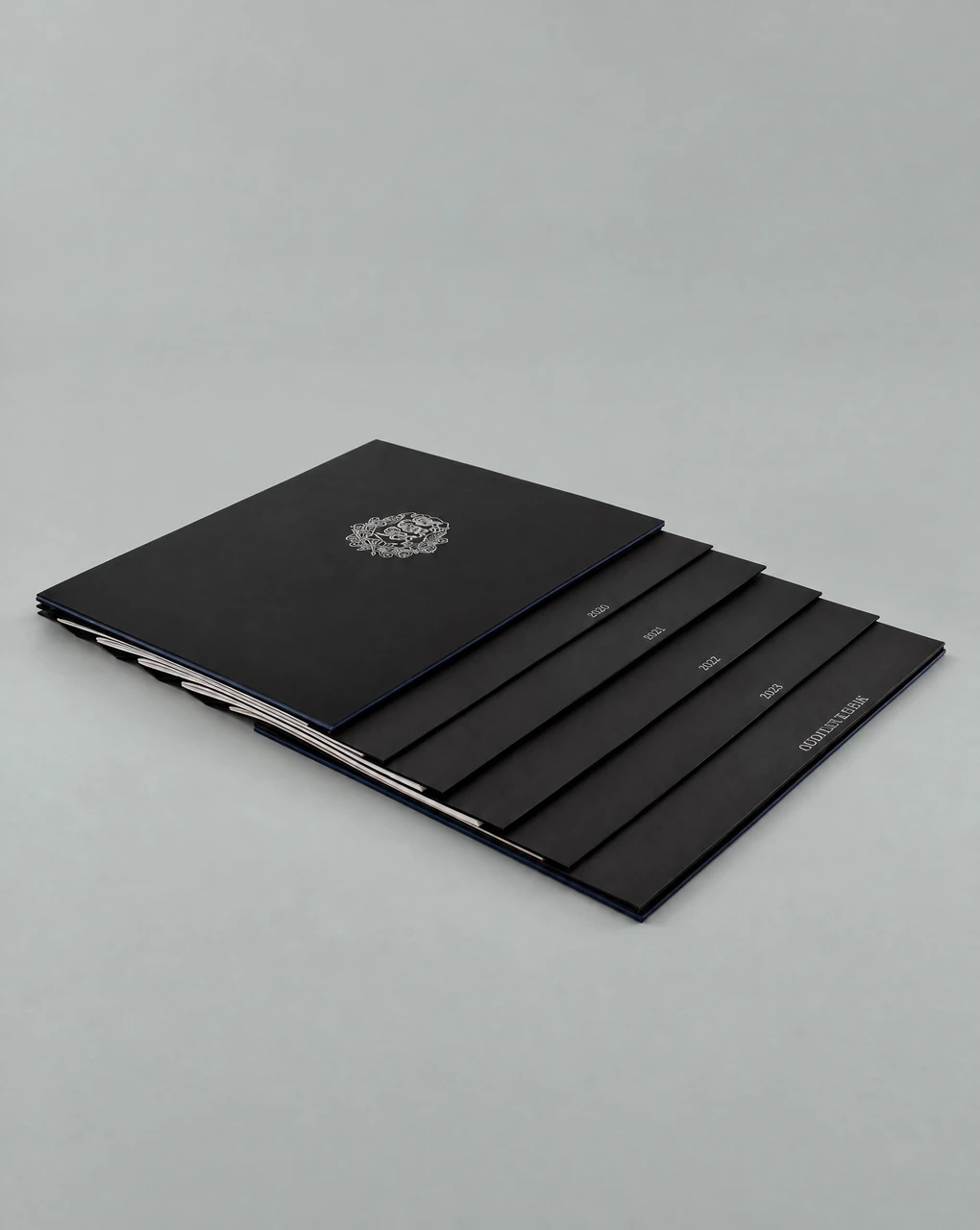 The volume lying flat with its dividers stepped: 1920, 1934, 1938, 1992 and Muudatused (Amendments)