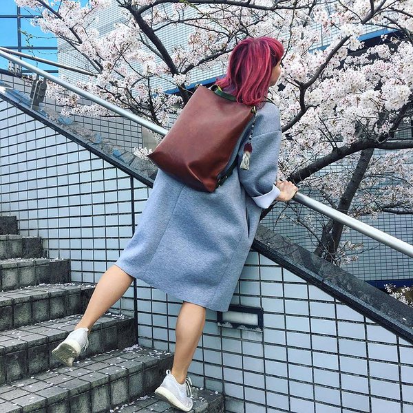 leather bag well taken care of