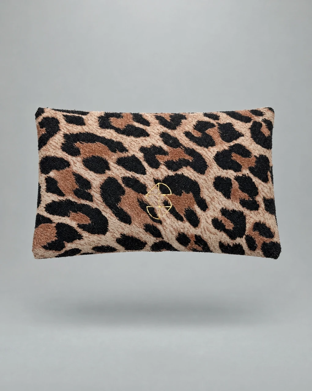 Leopard Business Card Holder, Brass