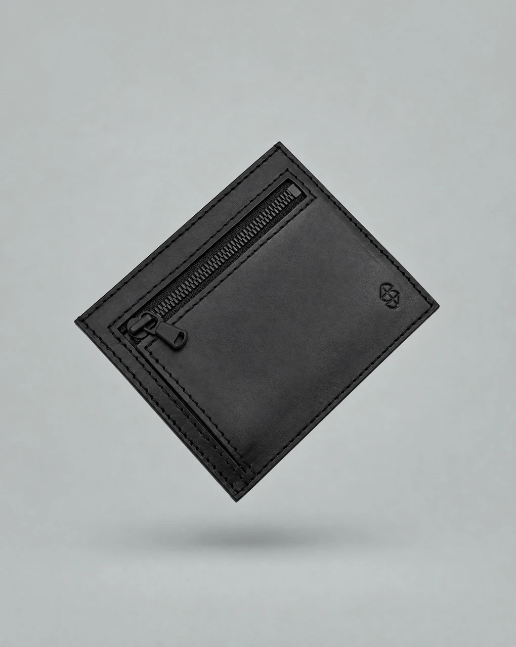 Slim Spender, black with zip