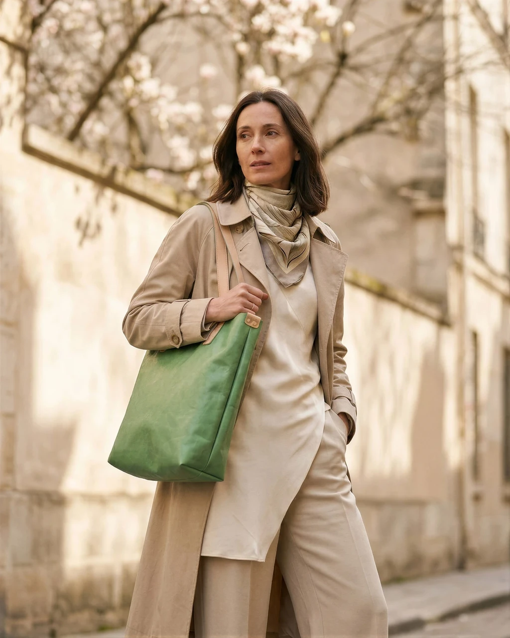 Light Green Mini Tote Bag