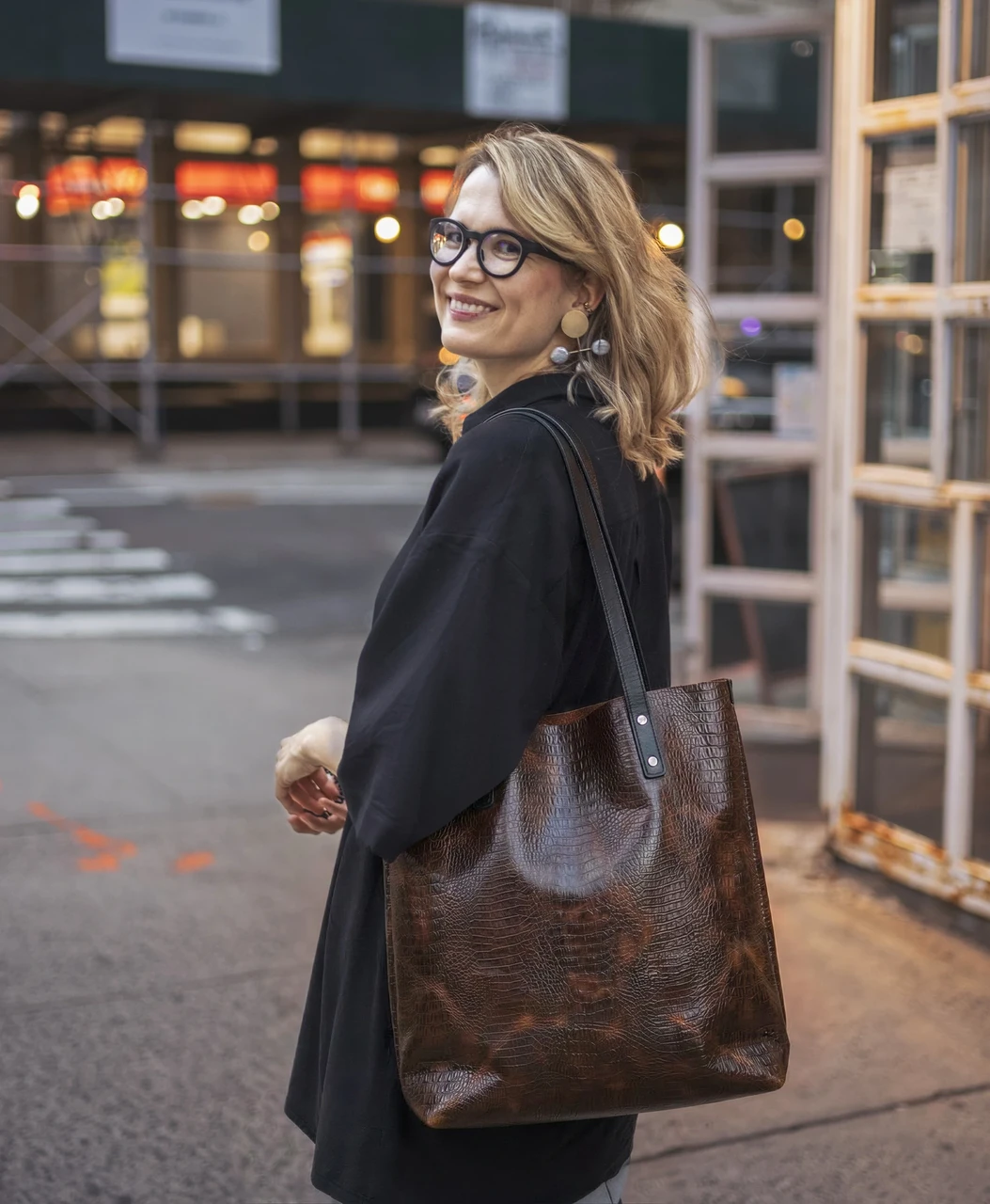 Crocodile Tote Bag